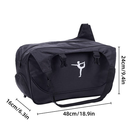 Yoga Mat Bag Large Capacity Sports Backpack Casual Gym Travel Print Backpack