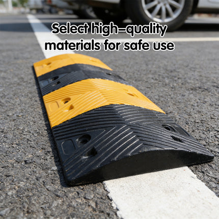 Rubber Speed Bump Car Parking Speed Bumper Heavy Duty Wear-Resistance Durable