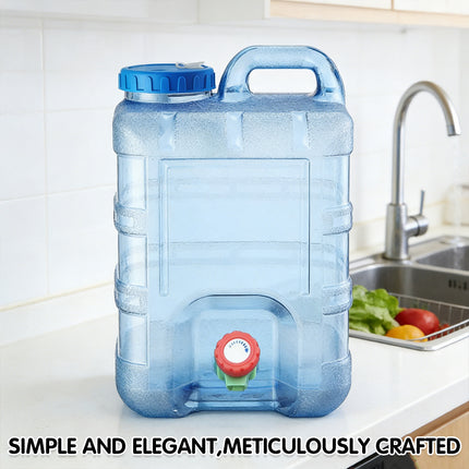 20L Large Water Container Tank with Tap for Camping Travel Picnic Outdoor Use