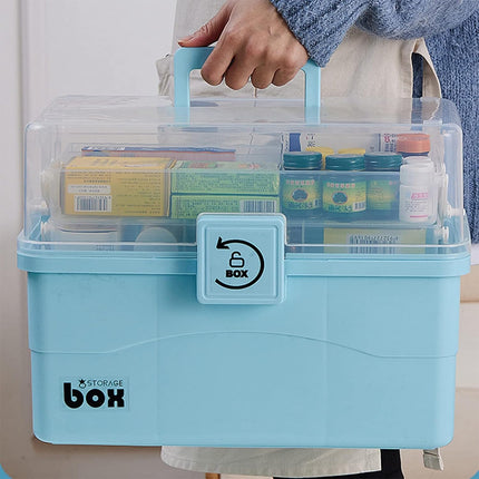 Medicine Box Household Portable Multi layer Storage Box Medicine Box Storage
