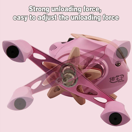 Baitcasting Fishing Reel Water Drop Wheel Fishing Gear Right Left Hand Axle Cast