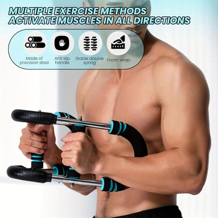 Multi Functional U Shaped Arm Strength Trainer Adjustable Home Exercise Device