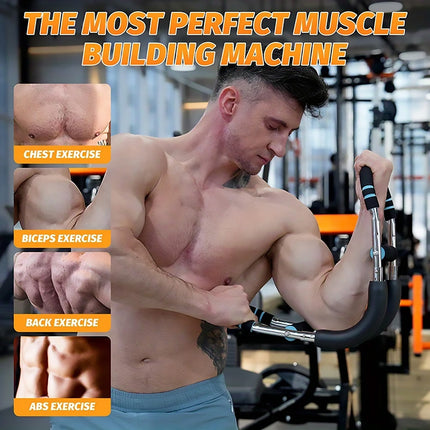 Multi Functional U Shaped Arm Strength Trainer Adjustable Home Exercise Device