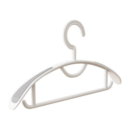 10PCS Plastic Half Round Non Slip Hangers Non Marking Drying Racks Home Use