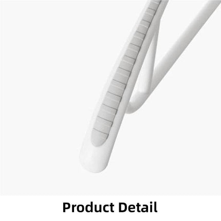 10PCS Plastic Half Round Non Slip Hangers Non Marking Drying Racks Home Use