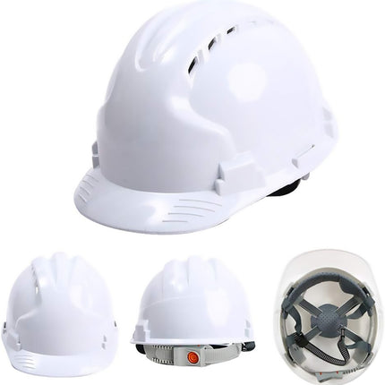 Safety Helmet Hard Hat with Vent Holes Adjustable Shockproof for Construction