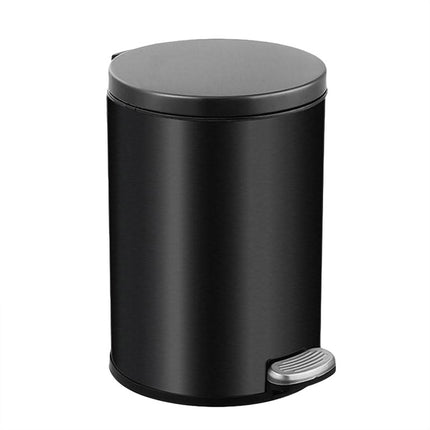 Trash Can Double Layer Foot Pedal Design with Lid Household Bin Kitchen Bathroom
