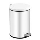 Trash Can Double Layer Foot Pedal Design with Lid Household Bin Kitchen Bathroom