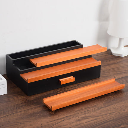 Wooden Storage Box Drawer Shelf Organizer Wooden Chest Home Decor Storage