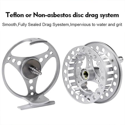 All Metal Fly Fishing Reel Ice Fishing Line Wheel Front Drag Spinning Reel