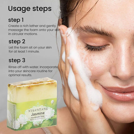 Essential Oil Soap Set 5PCS Plant Based Handmade Bars for Bath Face Hand Washing