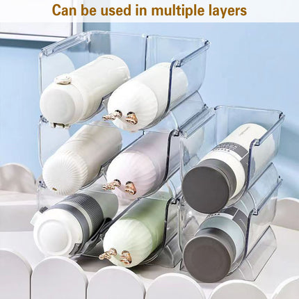 Water Cup Storage Rack Multi Layer Transparent Clear Space Saving Durable