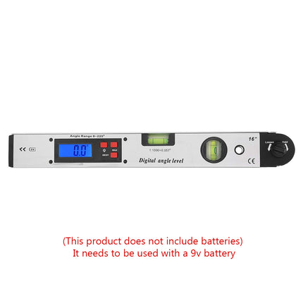 Aluminum Alloy Digital Angle Ruler Level Tool High Precision for Construction
