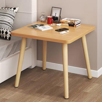 Simple Bay Small Sitting Table Mini Round Coffee Table Short Table for Window