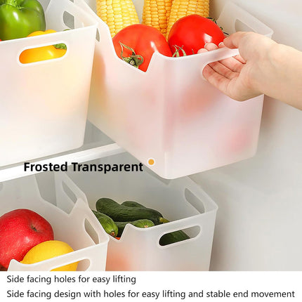Storage Box 3PCS Portable Kitchen Cabinet Basket Multifunctional Organizer Bin