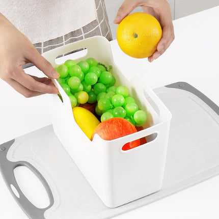 Storage Box 3PCS Portable Kitchen Cabinet Basket Multifunctional Organizer Bin