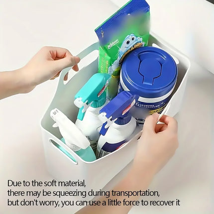 Storage Box 3PCS Portable Kitchen Cabinet Basket Multifunctional Organizer Bin