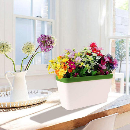 Rectangular Balcony Planter Box Vegetable Flower Pot Garden Planting Container