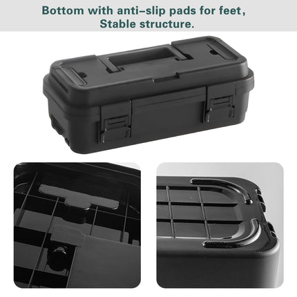 Multi Function Toolbox Household Car Storage Organizer Outdoor Hardware Case