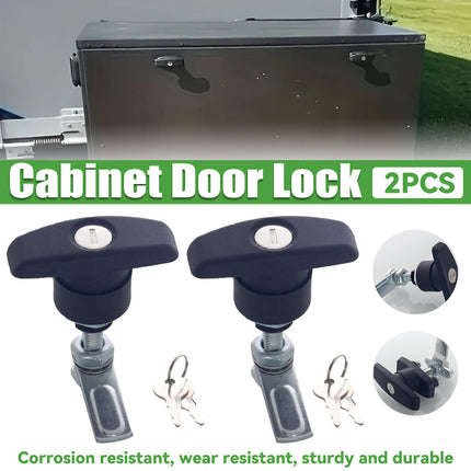 2PCS Cabinet Door Locks Latches for Distribution Box Cabinet Roller Shutter Use