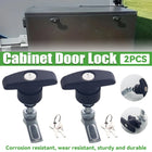 2PCS Cabinet Door Locks Latches for Distribution Box Cabinet Roller Shutter Use