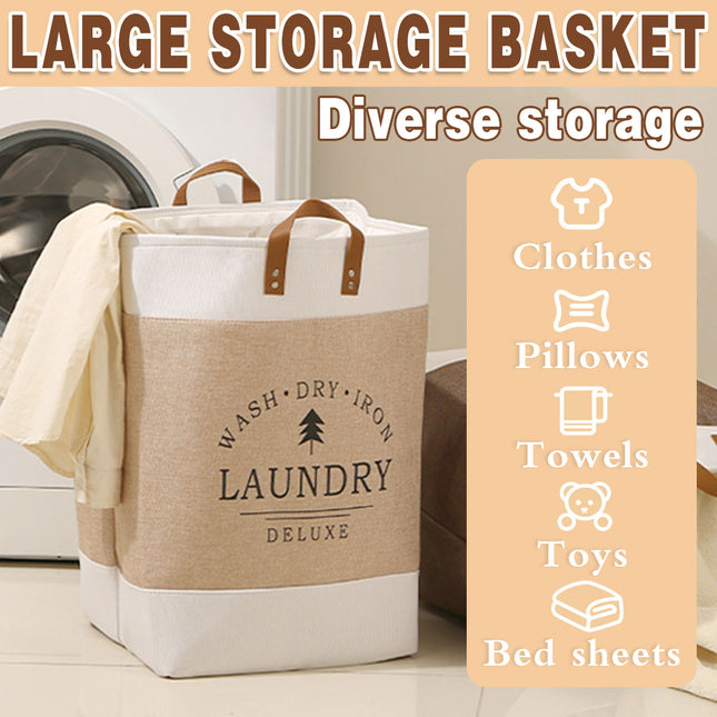 Foldable Laundry Basket Clothes Storage Bin Dirty Clothes Hamper Toy Organizer
