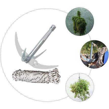 Outdoor Fishing Tackle Folding Claw Anchor Knife Fishing Hook Grass Anchor Tool