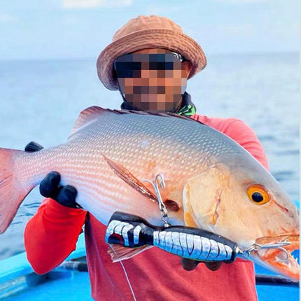 Floating Wood Bait 19cm Artificial Lure Fake Bait for Fishing Tackle Accessories
