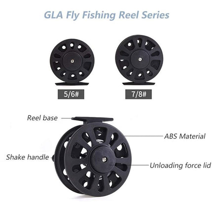 Plastic Front Wheel Fishing Gear Fly Fishing Tool Lightweight Fishing Accessory