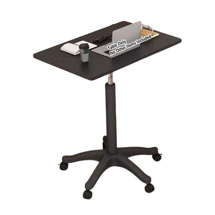 Mobile Height Adjustable Table with Wheels for Home Office Work Space Saving
