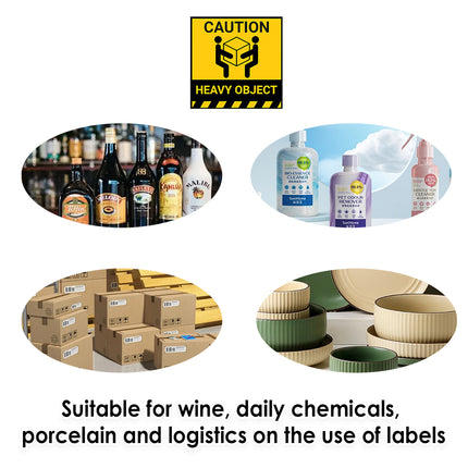Overweight Freight Warning Label High Adhesive Strength Express Shipping Use