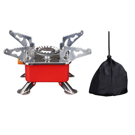 Portable Outdoor Small Square Stove for Camping Hiking Backpacking Travel Use