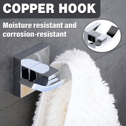 Perforation Free Coat Hook Wall Mounted Towel Hanger for Bathroom Hat Hanging