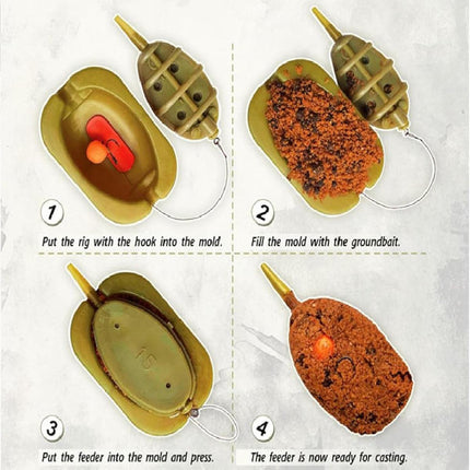 Feeder Nest Breaker Bait Tool Fishing Tackle Accessories for Carp and Baiting