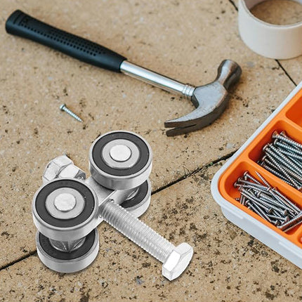 C50 Heavy Duty Sliding Door Roller Track Rail Pulley Bearing Steel Hanger Wheel