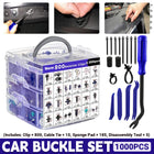 1000PCS Car Buckle Set Boxed Assorted Sizes for Fender Bumper Door Panel Repair