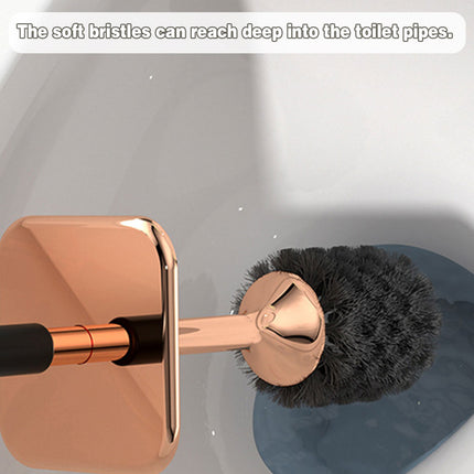 Wall Mounted Toilet Brush Holder Set Bathroom Cleaning Brush for Home Restroom