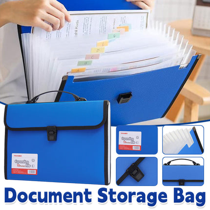 Expanding File A4 13 Pocket Document Organiser Paper Storage Wallet Folder