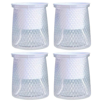 4PCS Self Absorbing Lazy Hydroponic Planter Plastic Indoor Plant Pots Gardening