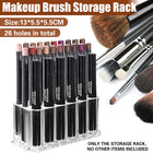 Makeup Brush Holder Cosmetic Organiser with 26 Slots Acrylic Pen Holder Durable