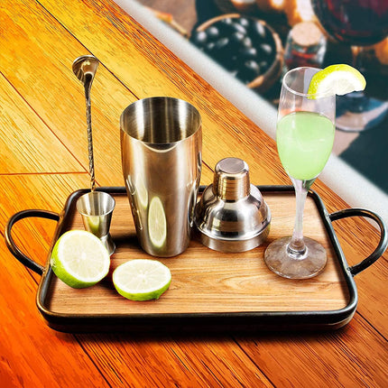 3PCS Stainless SteelCocktail Shaker Set for Bar Tool Kit for Home Bartender