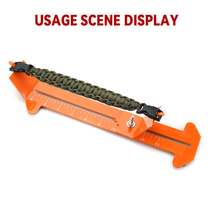 Adjustable Metal Paracord Bracelet Making Jig Braiding Tool DIY Craft Fixture