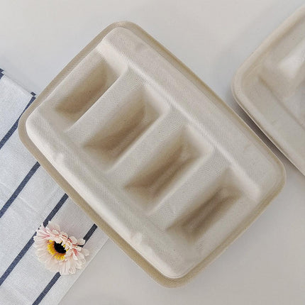 50PCS Taco Box Disposable Paper Tray Food Serving Holder Takeout Party Catering