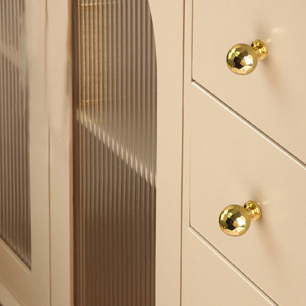 Gold Hammer Ball Handle Knob Closet Door Pull Drawer Handle Wardrobe Hardware