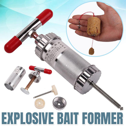 Explosive Bait Shaper Fishing Hookbait Molding Tool for Carp Feeder Tackle