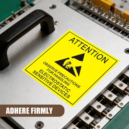 Anti Static Warning Sticker Label Easy to Use Eye-Catching for PC Electronics