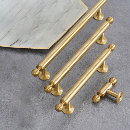 Copper Cabinet Handles 6 Sizes Modern Pulls for Wardrobe Drawer Shoe Cupboard