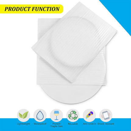 100pcs Pearl Cotton Foam Bag Shockproof Packaging for Fragile Items Protection