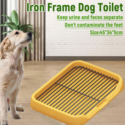 Pet Training Pad Dog Potty Toilet Large Size Portable With Tray Mat For Indoor