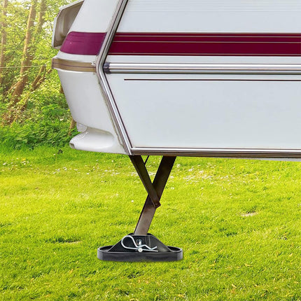 RV Support Brackets 4pcs Universal Stabiliser Pads Anti Sinking Feet For Trailer
